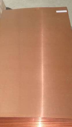 Copper Cold Rolled Sheets